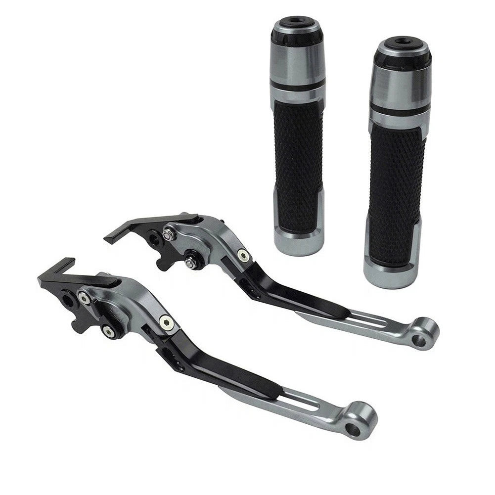 CNC Folding Extendable Brake Clutch Levers & Grips for SPEED TRIPLE