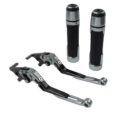 CNC Folding Extendable Brake Clutch Levers & Grips for SPEED TRIPLE