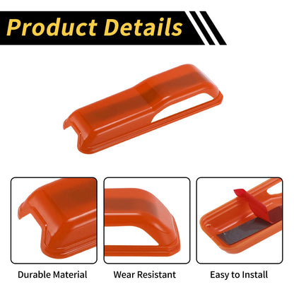 Engine Hood Hinge Cover for Jeep Wrangler JL JLU (2018-2023) - 1 Pair Orange