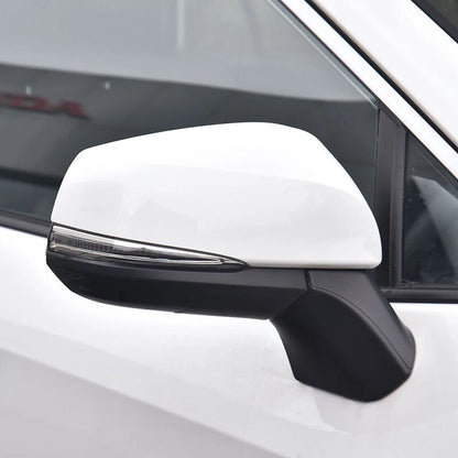 White Right Passenger Side Rearview Mirror Cap Cover for Toyota RAV4 (2019-2022)