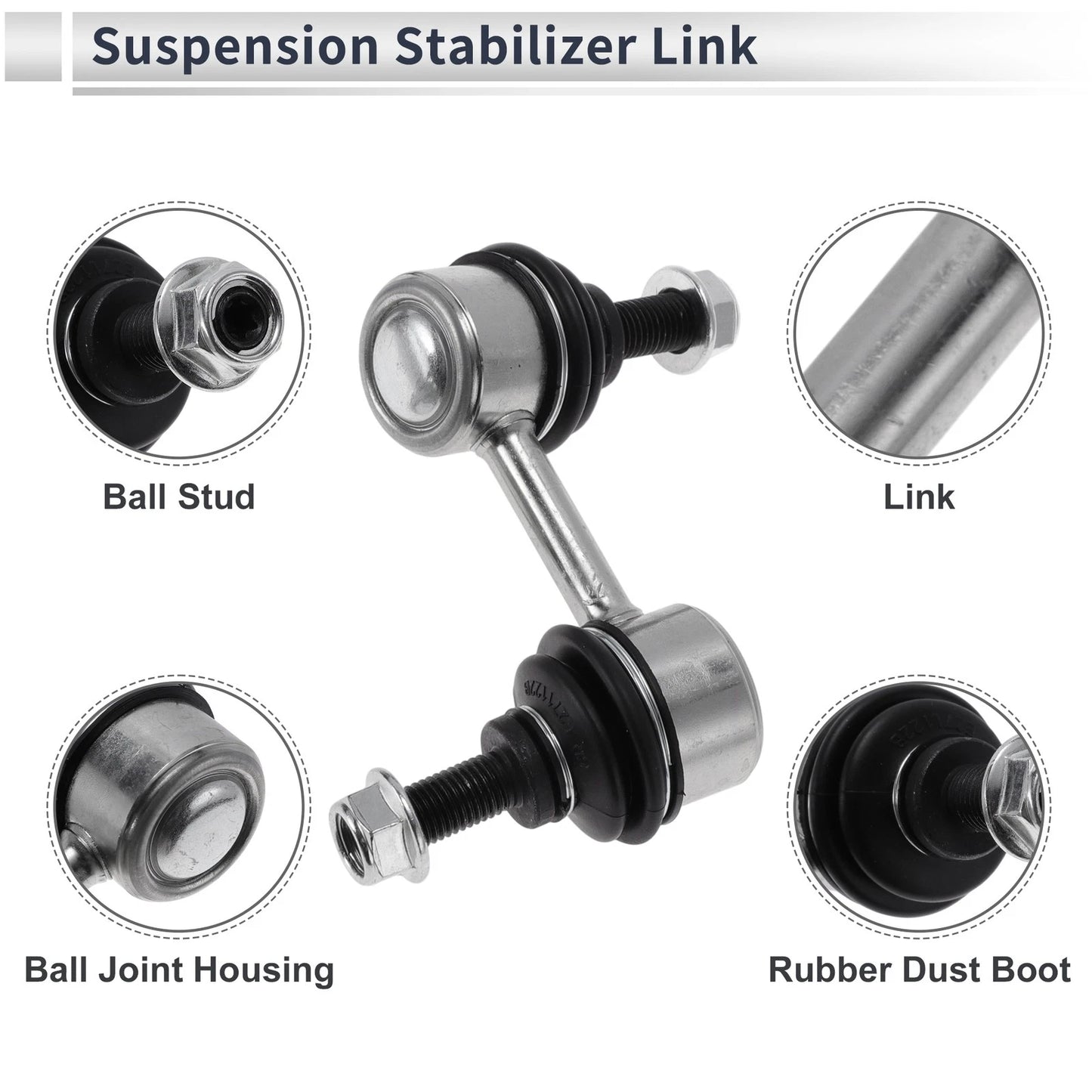 Front Stabilizer Bar Links No Bushing for ACURA TL (2004 - 2006)