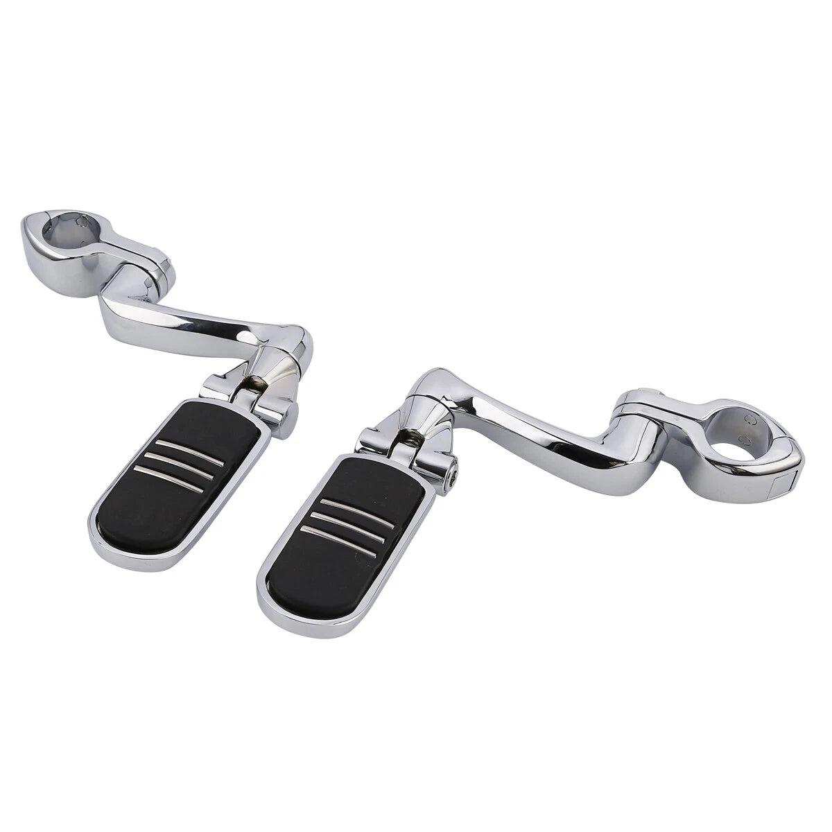 360 Adjustable Highway Foot Pegs 1.25" for Motorcycle Engine Guard