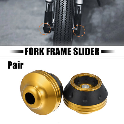 Pair Wheel Front Fork Frame Sliders for Make Model