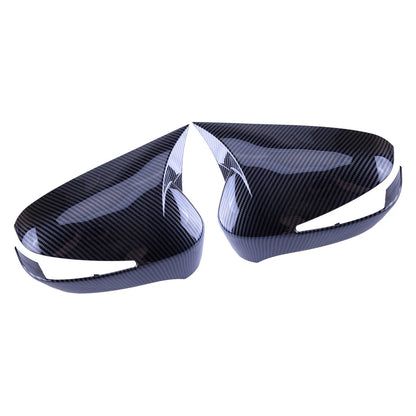 2 x Carbon Fiber Style Rear View Mirror Covers for Honda Civic Sedan (2006-2012)