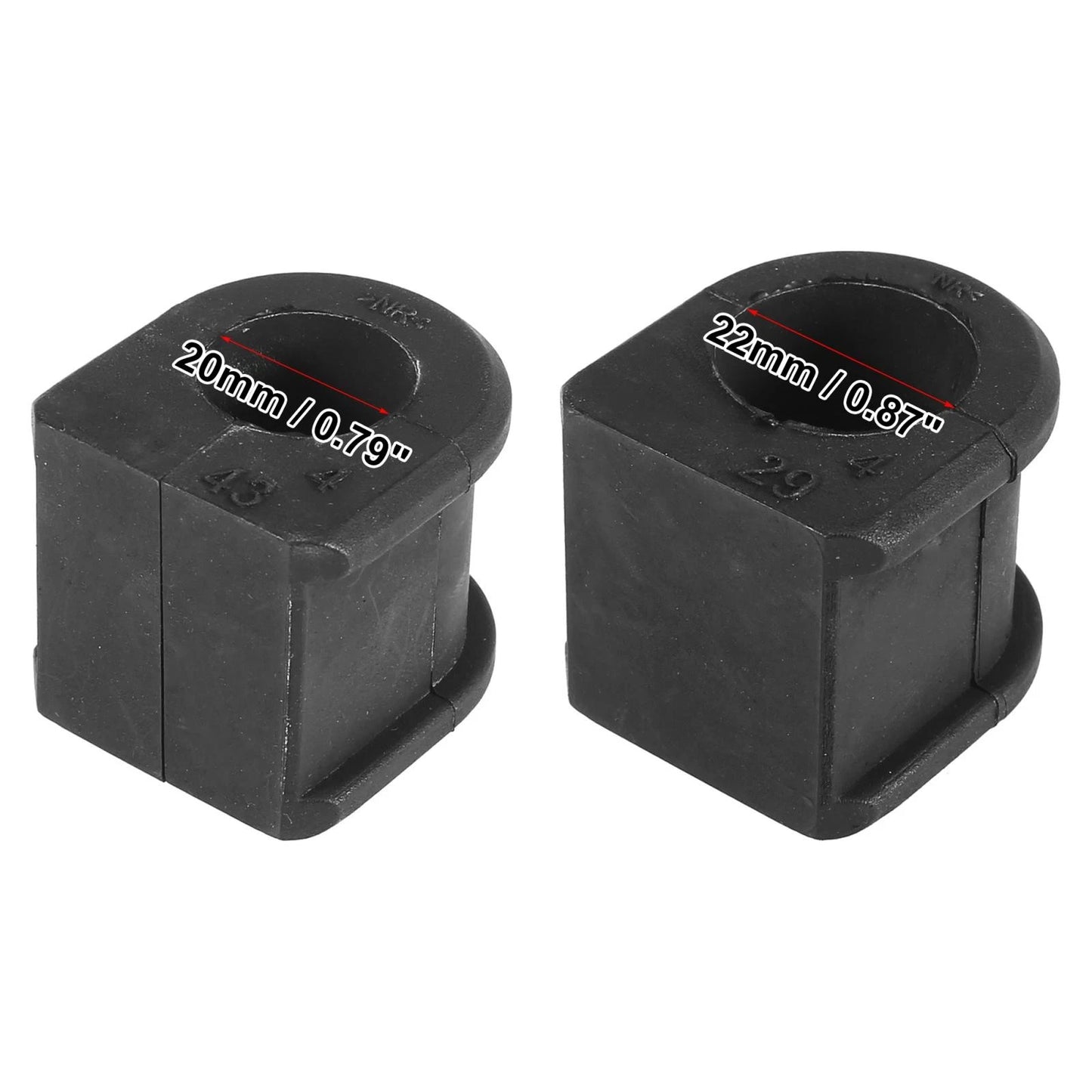 Front Rear Stabilizer Sway Bar Bushings for Mazda (CC29-34-156C, C243-28-156D)
