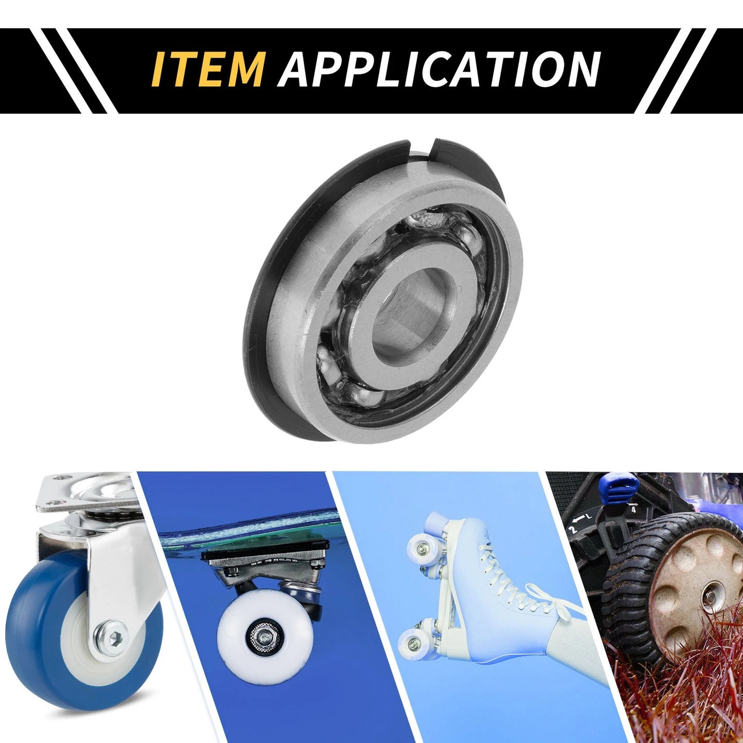 10x30x9mm Deep Groove Ball Bearings P6 for Scooter Skateboard Wheel
