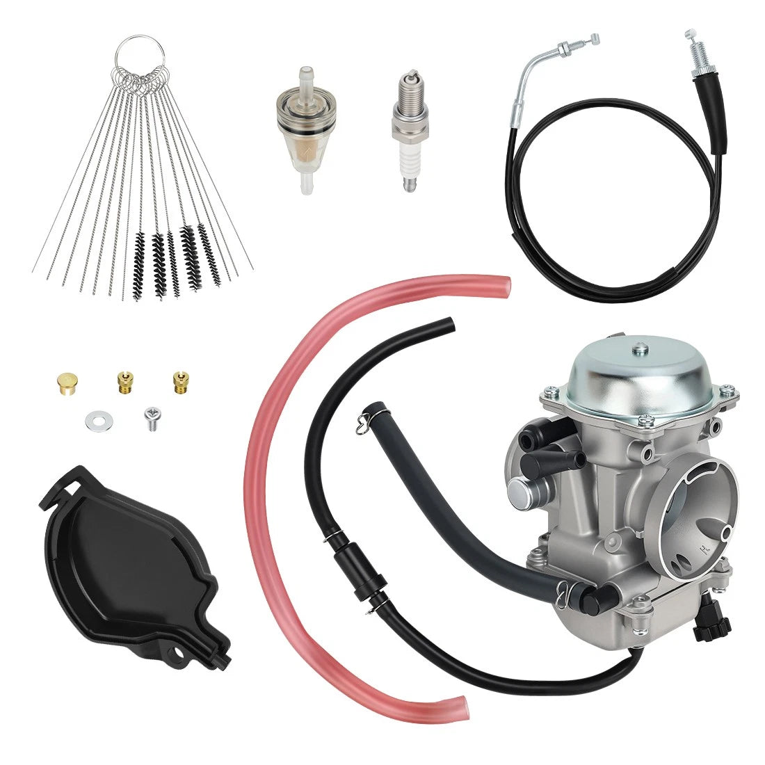 Carburetor w/Throttle Cable for Kawasaki Prairie 360 (2003–2013)
