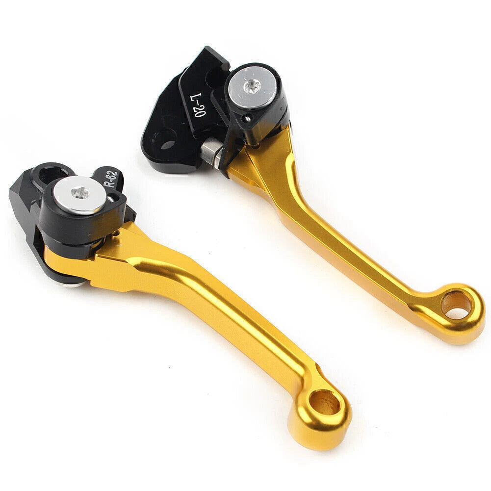 Golden CNC Aluminum Brake Clutch Levers for RMZ450 (2005-2022)