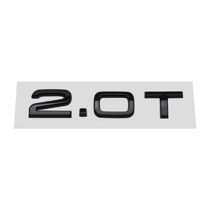Rear Trunk Badge 2.0T Black Emblem for Honda Accord (2018-2022)
