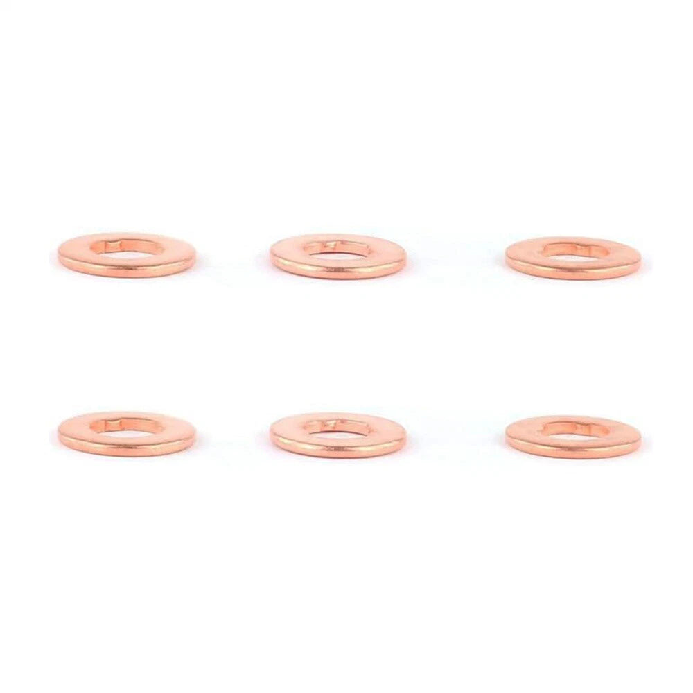 6Pcs Copper Shim Clip Washer Gasket for F00VC17503