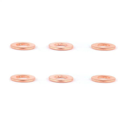 6Pcs Copper Shim Clip Washer Gasket for F00VC17503