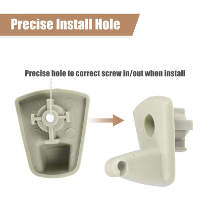 Beige Sun Visor Clip Retainer for Chrysler 300