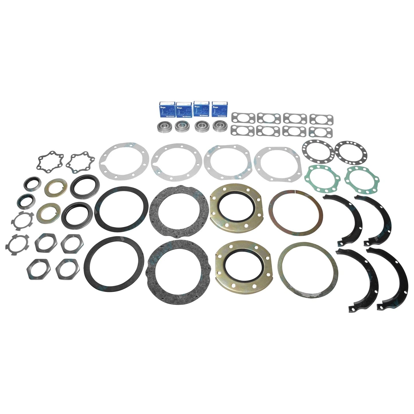 Swivel Hub + Axle Seal Repair Kit with King Pin Bearings for Toyota FZJ75 HZJ75