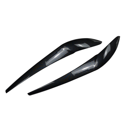 1 Pair Front Headlight Eyebrow Eyelid Covers for BMW X3 X4 (2014-2017)