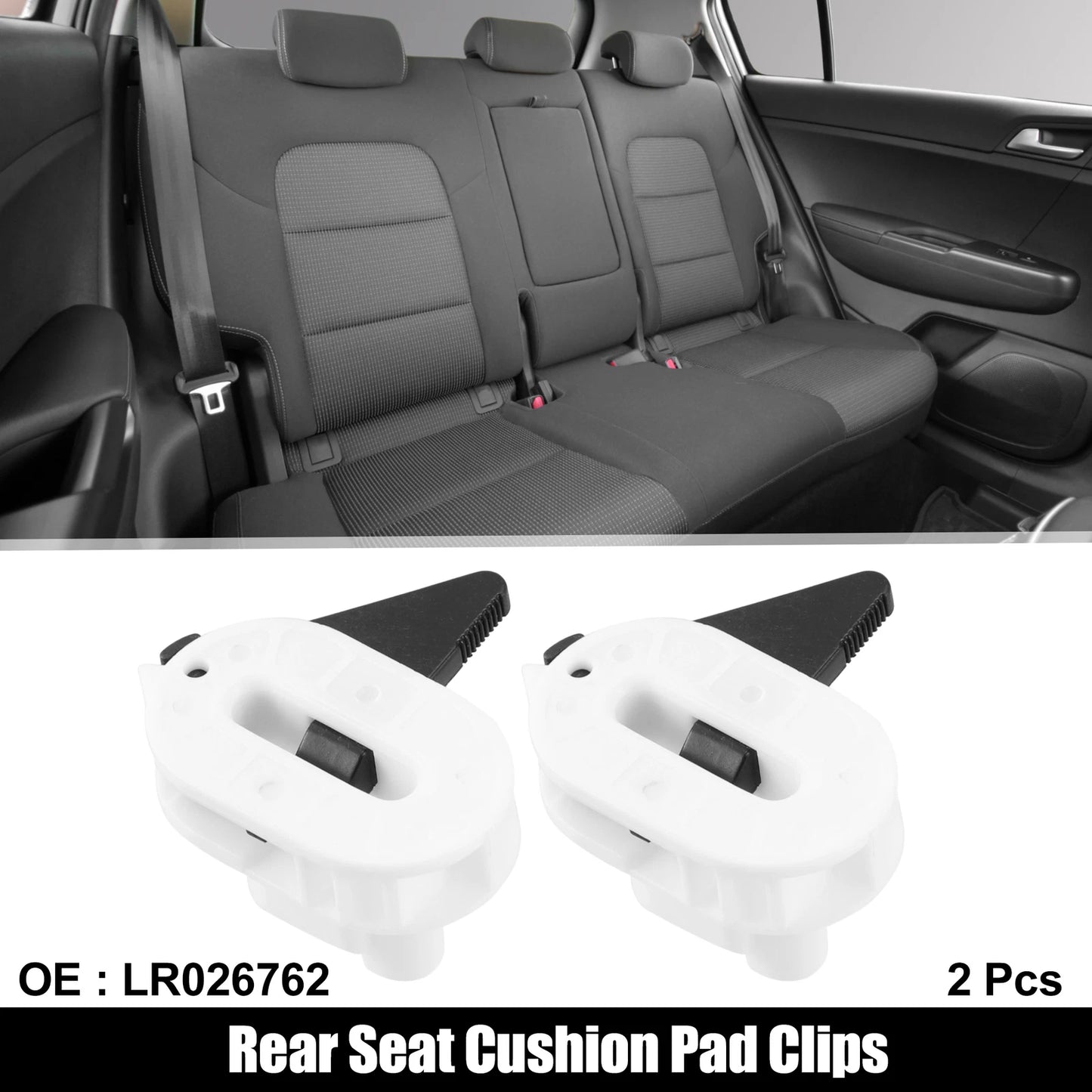 Rear Seat Cushion Pad Clips for Land Rover Range Rover Evoque (2012-2021)