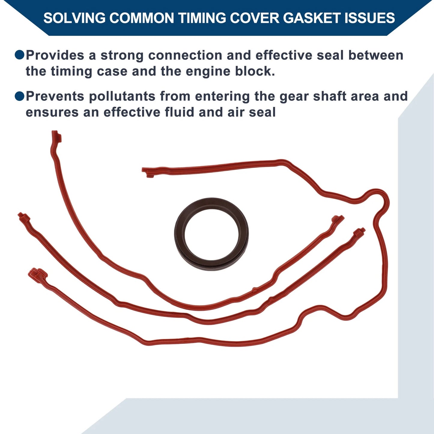 Engine Timing Cover Gasket Set for Ford Mustang (2005-2010)