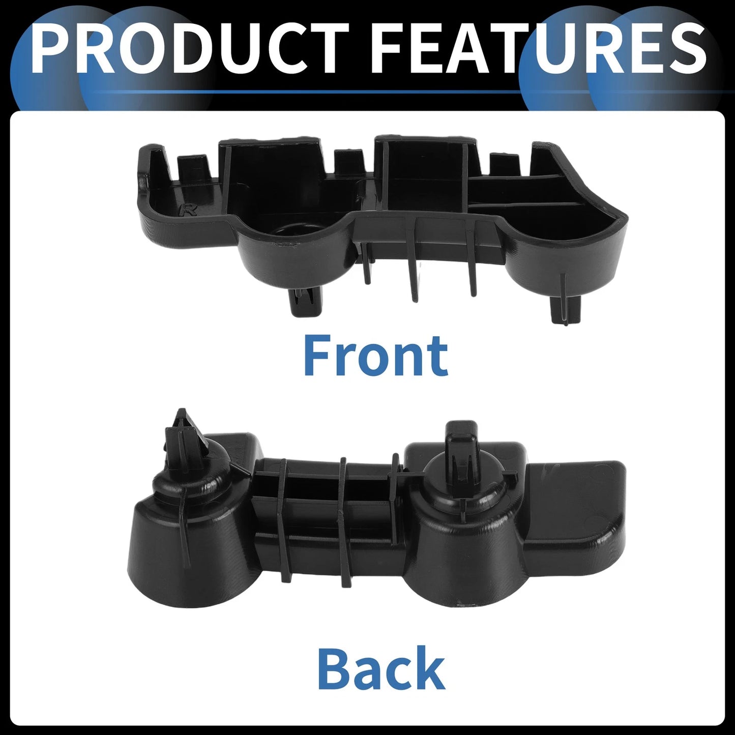 Right Front Bumper Retainer Bracket for Nissan Maxima (2000-2003)