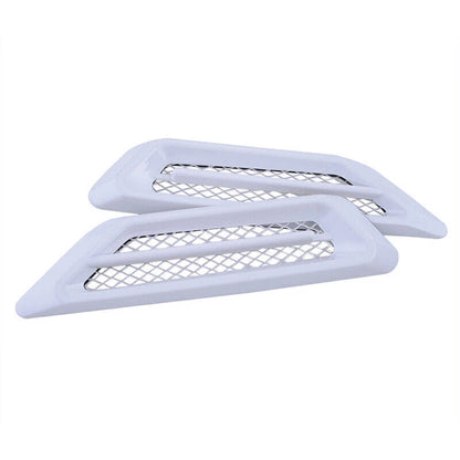 White Car Side Air Flow Vent Cover