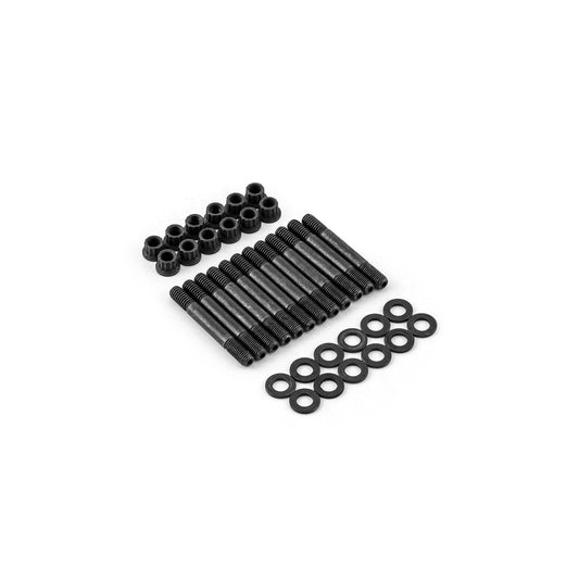 12 Point Black Oxide Intake Manifold Studs for Ford SB 289 302 351 Windsor