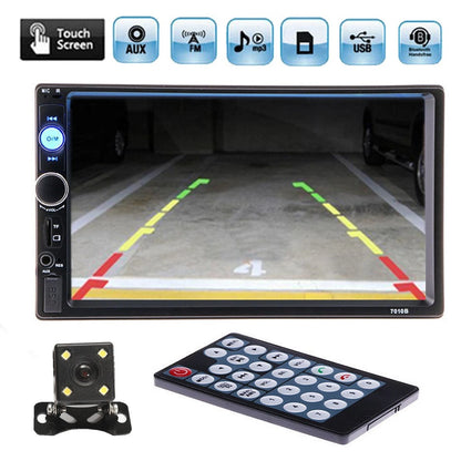 MP5 Car Radio Player Touch Screen 7'' Bluetooth Hands-free Card With Camera