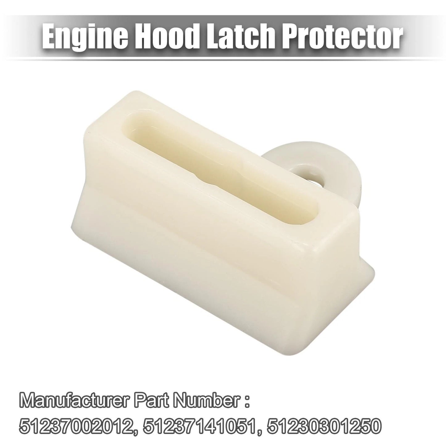 2 x Engine Hood Latch Protectors for BMW 1 Series E81 (2006-2011)