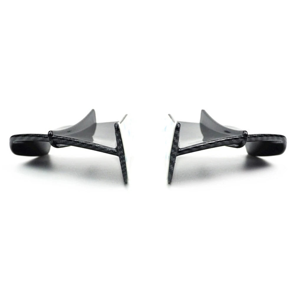 Winglets Deflector Kit Spoiler / 1 x Carbon Fiber Plastic for Motorcycle