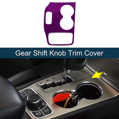 ABS Gear Shift Knob Cover for Jeep Grand Cherokee 2014-2015 - Purple