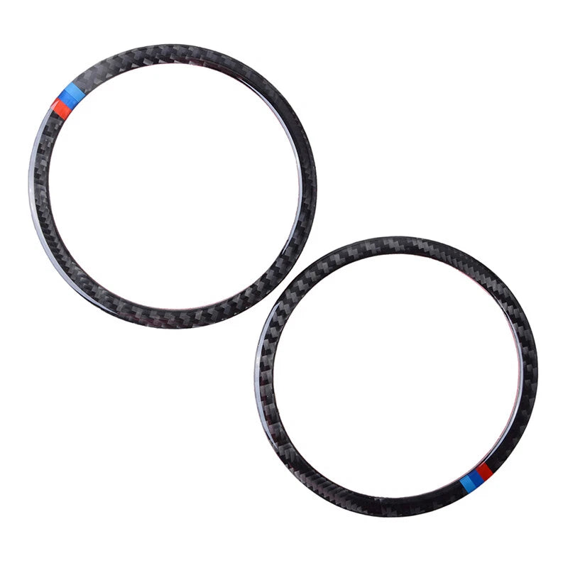 Real Carbon Fiber Door Loudspeaker Trim for BMW 3 Series E90 (2007-2013)