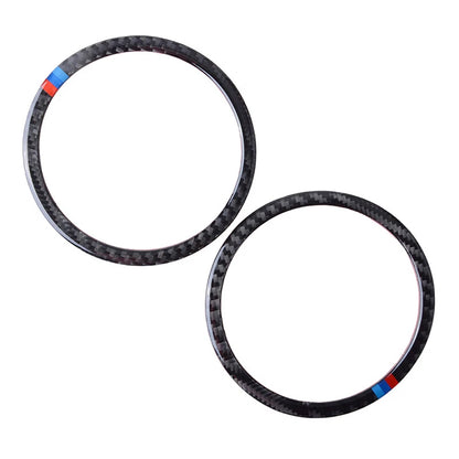 Real Carbon Fiber Door Loudspeaker Trim for BMW 3 Series E90 (2007-2013)