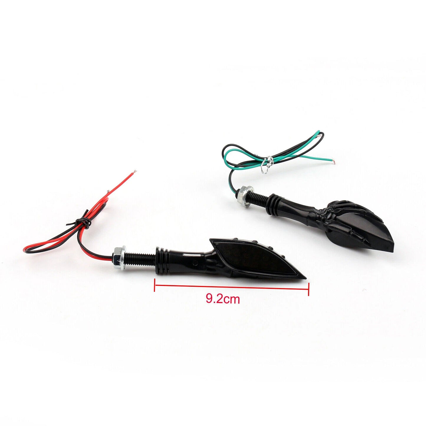 Black Skeleton Hand Turn Signals for Universal Motorcycle (No Year Specified)