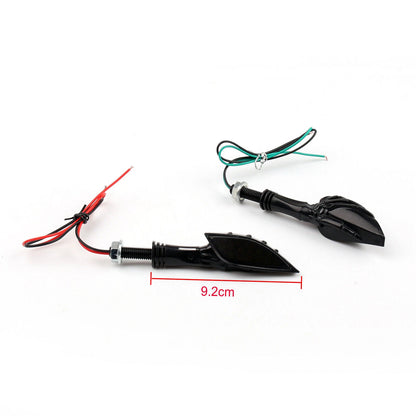 Black Skeleton Hand Turn Signals for Universal Motorcycle (No Year Specified)