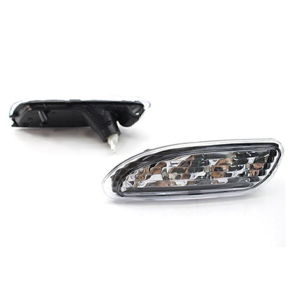 Clear Front LED Light Bar Side Marker for Mercedes W203 C Class (2001-2007)