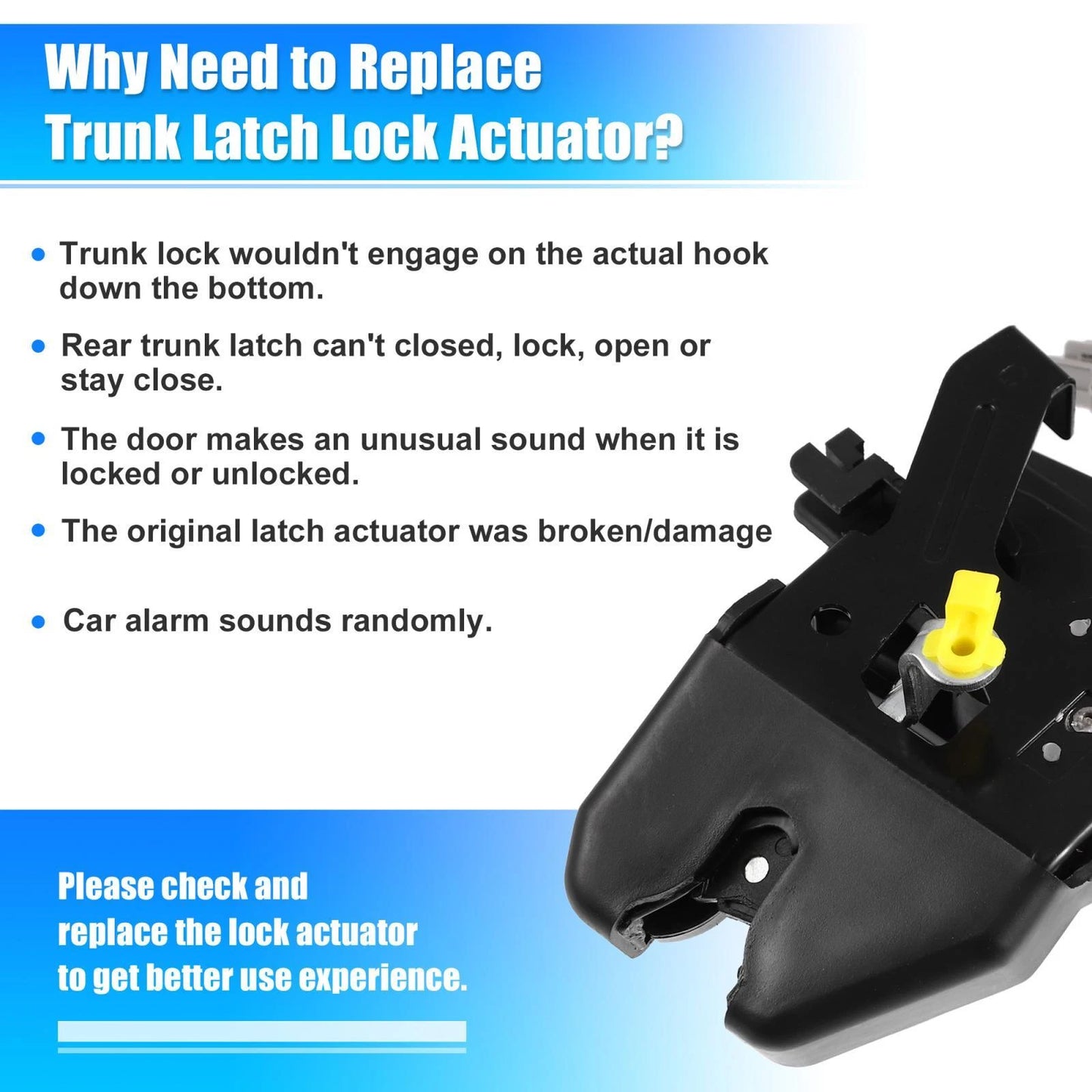 Tailgate Door Latch Lock Actuator Motor for Honda Accord (1998-2002)