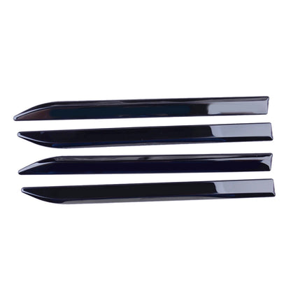 4 x Universal Car SUV Front Door Side Fender Trim Strip Covers Emblems