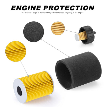 Air Filter Tune Up Kit for Yamaha G2 G5 G8 G9 G11 Golf Cart (1985–1995)