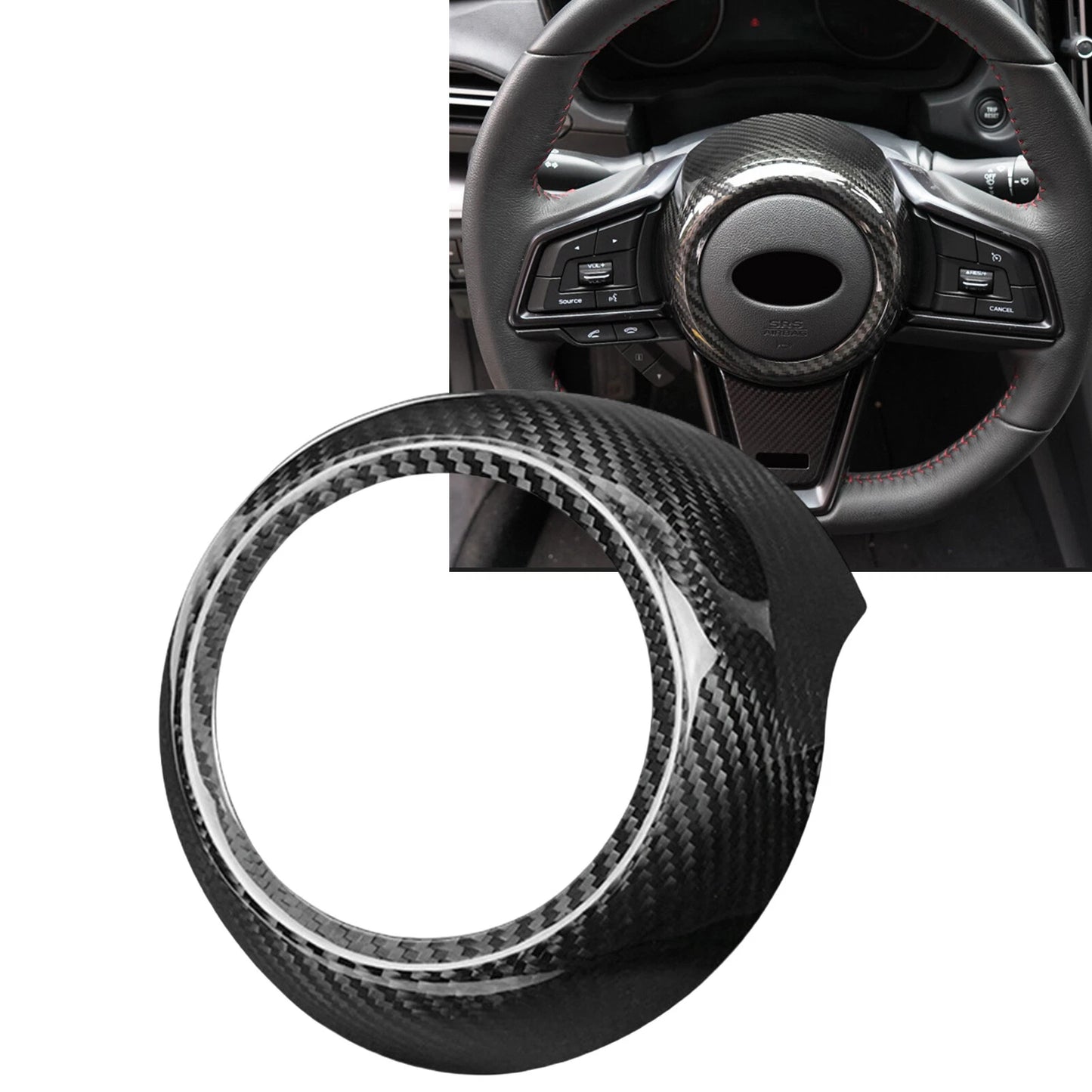 Steering Wheel Cover Trim for Subaru WRX STI (2022-2024)