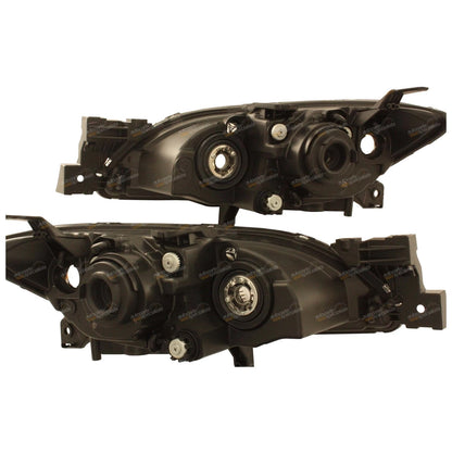 Headlights Pair for Mazda 3 4-Door Sedan Left Right (2003-2009)