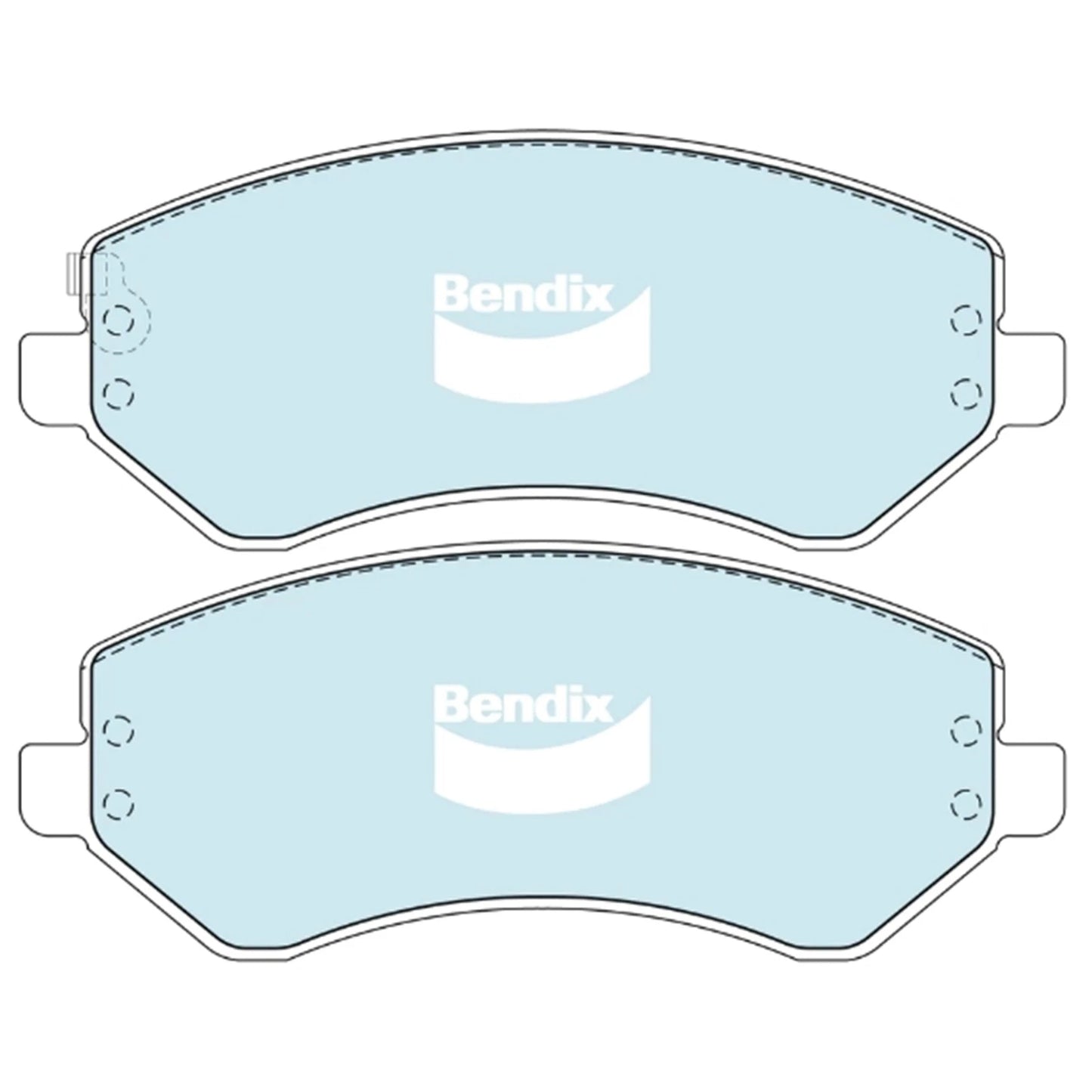 4WD Front Disc Brake Pads Set for Jeep Cherokee KJ (2002-2008)