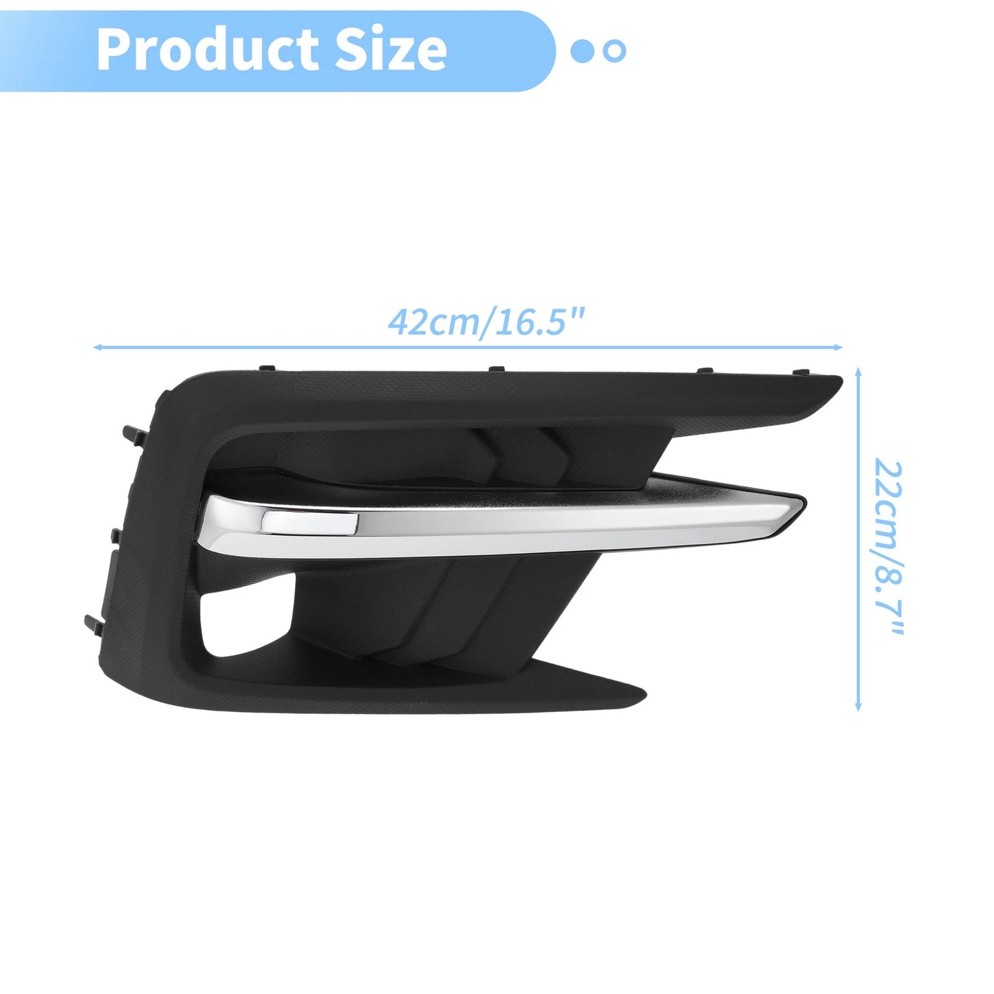 Right Side Front Bumper Fog Light Cover for Subaru Ascent (2019-2021)