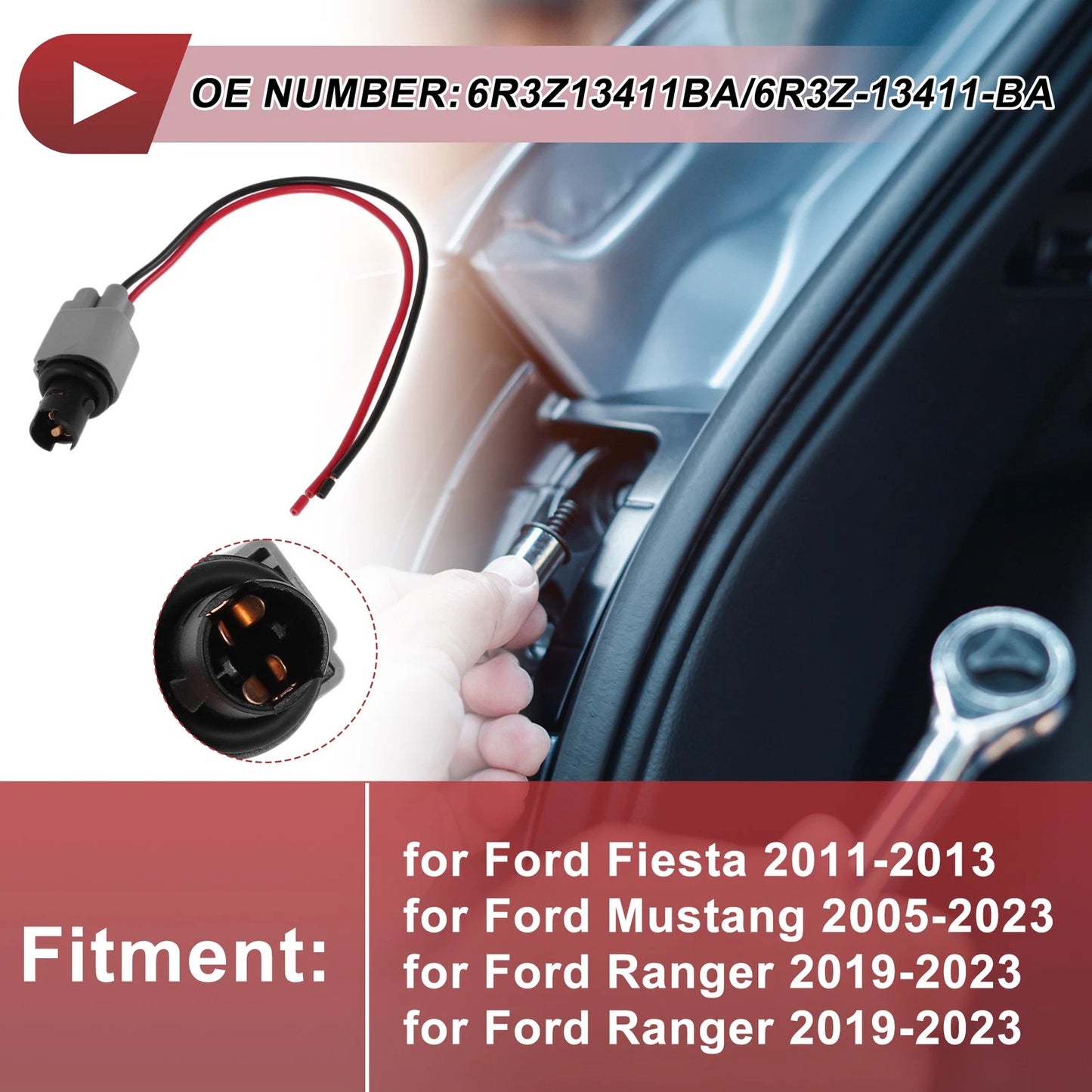 Side Marker Light Socket Wiring Set for Ford Fiesta (2011-2013)