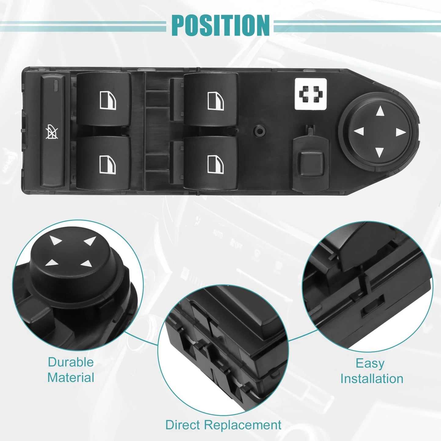 4pin Power Window Switch for BMW X3 E83 (2004 - 2010)