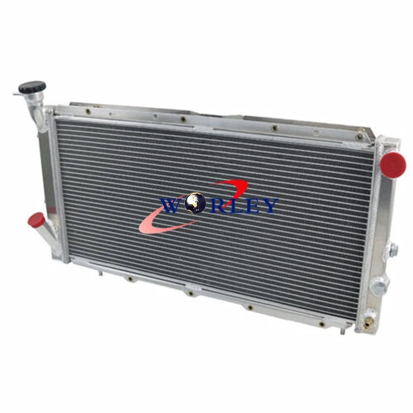 Aluminum Radiator + Fan for Subaru Leone L Series Wagon 1.6L 1.8L (85-94)