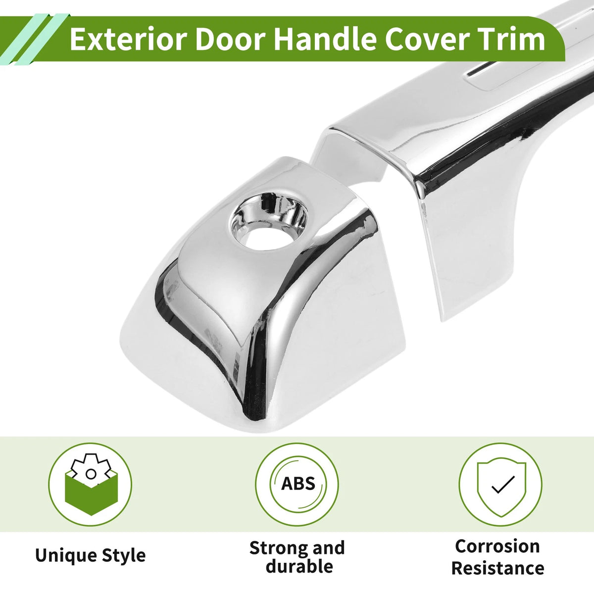 Exterior Door Handle Cover Trim for Dodge Ram 1500 (2019-2024) - 1 Set