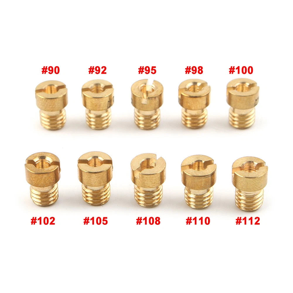 10 x Main Jets for PWK Keihin OKO CVK NSR KSR (90-112)