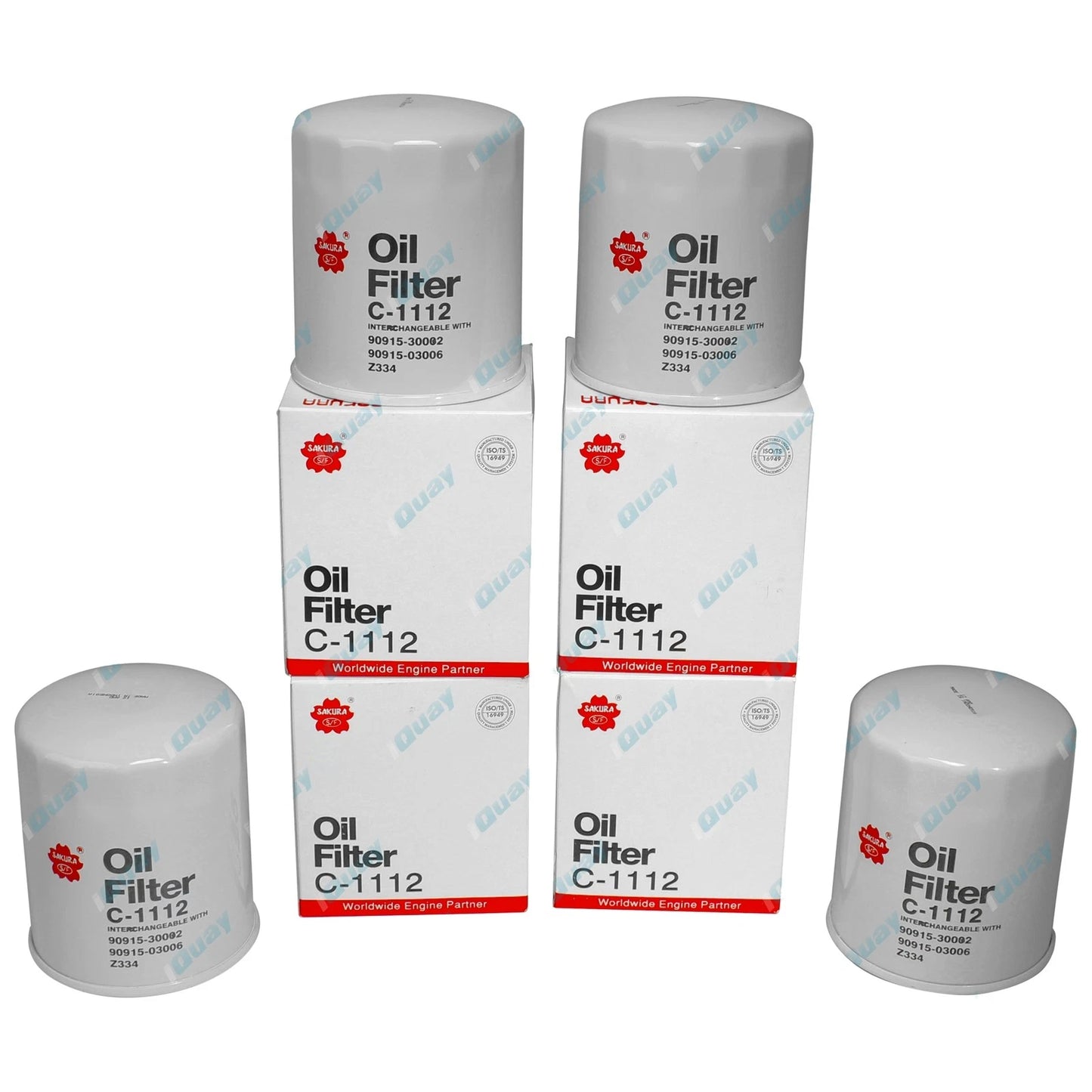 Diesel Oil Filters for Dyna 200 300 (1995-2004) - 4 x Quality Filters