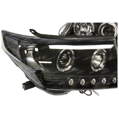 Angel-eye Projector LED Lights for Toyota Landcruiser 200 Series (2007–2015)