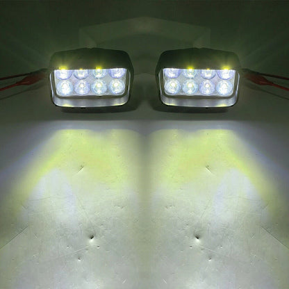 Motorcycle Front Headlight Fog Lights 8-LED for UTV ATV