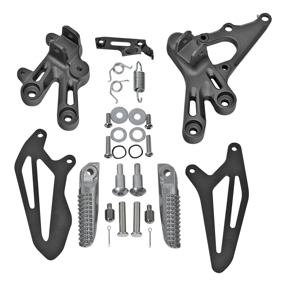 Front Rider Driver Footpegs Bracket Set for Yamaha YZF R7 (2022-2025)