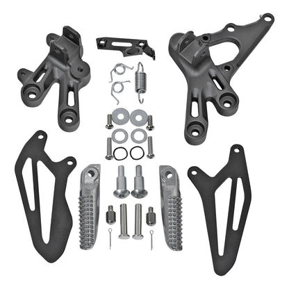 Front Rider Driver Footpegs Bracket Set for Yamaha YZF R7 (2022-2025)