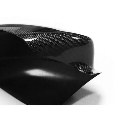 Real Carbon Fiber Stick-on Mirror Cover Caps Trim for Dodge Charger 2010-2022